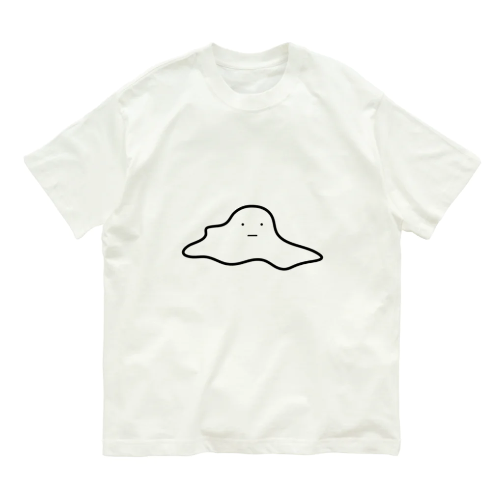 &createのあほ顔スライムくん オーガニックコットンTシャツ