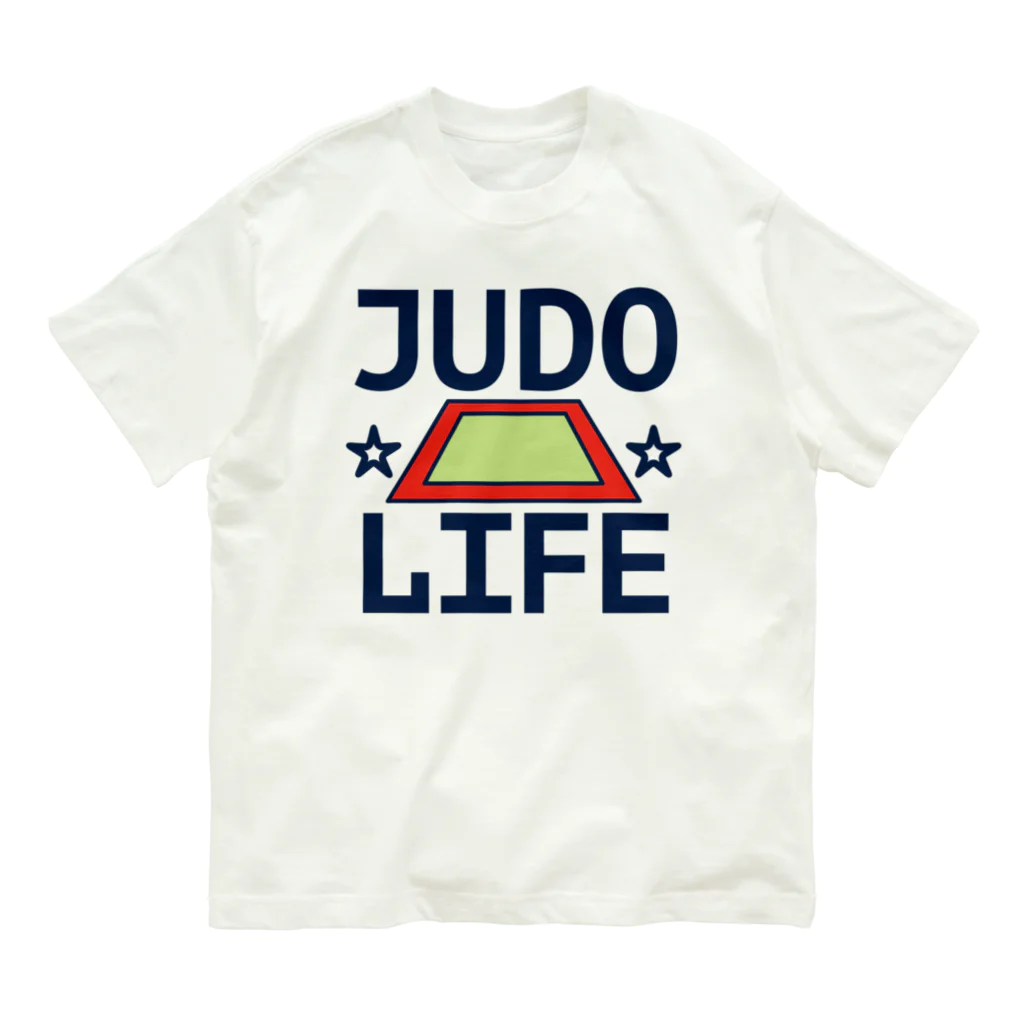 sports_tower スポーツタワーの柔道・JUDO・じゅうどう・グッズ・デザイン・武道・#Tシャツ・柔(やわら)の術・投げ技・固め技・当身技・格闘技・日本・柔術・男子・女子・かっこいい・かわいい・強靭・選手・柔よく剛を制す・世界・柔道場 オーガニックコットンTシャツ