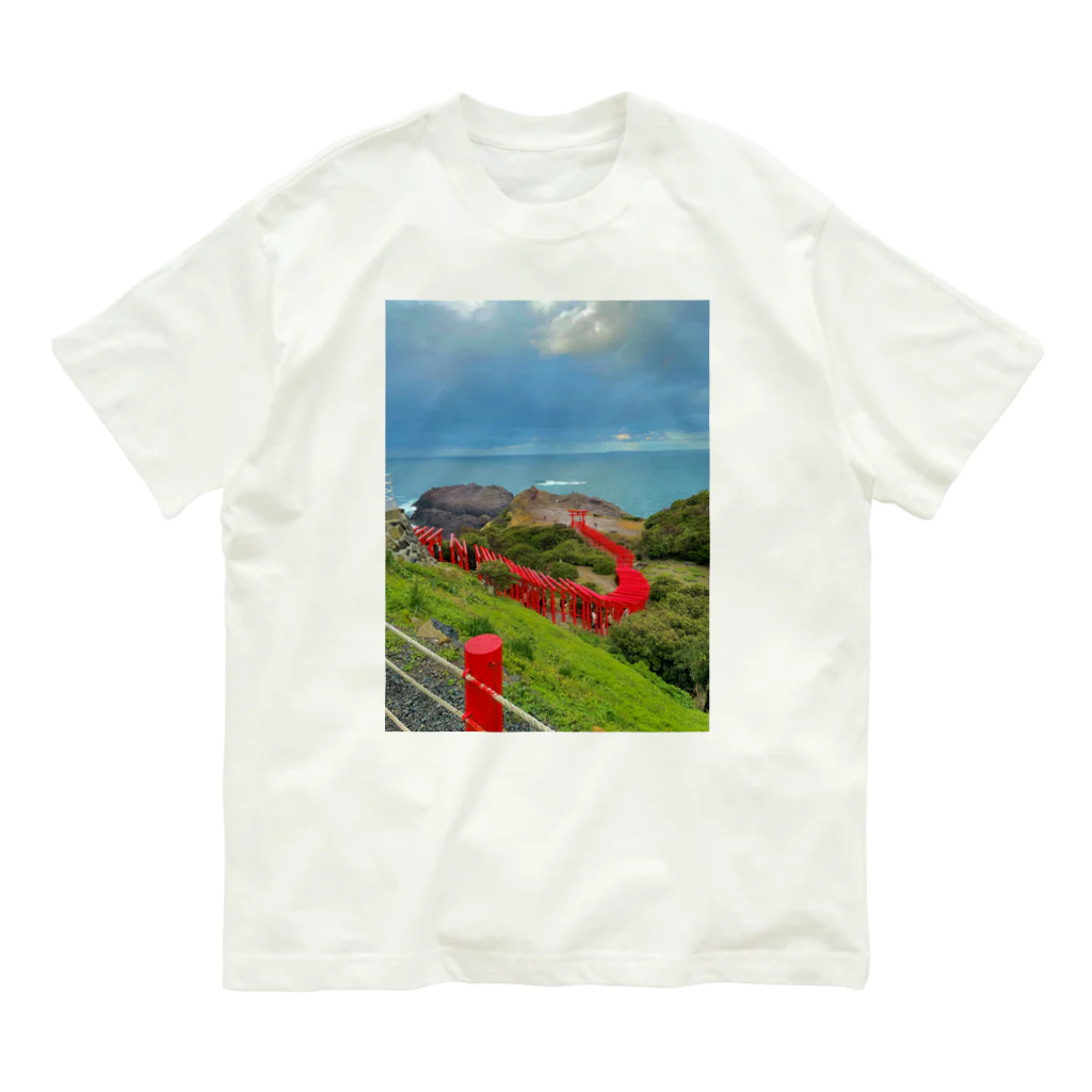 藁のきれいなけしき Organic Cotton T-Shirt