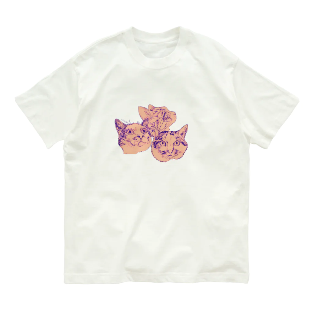 モモセ イトの猫ネコねこ Organic Cotton T-Shirt