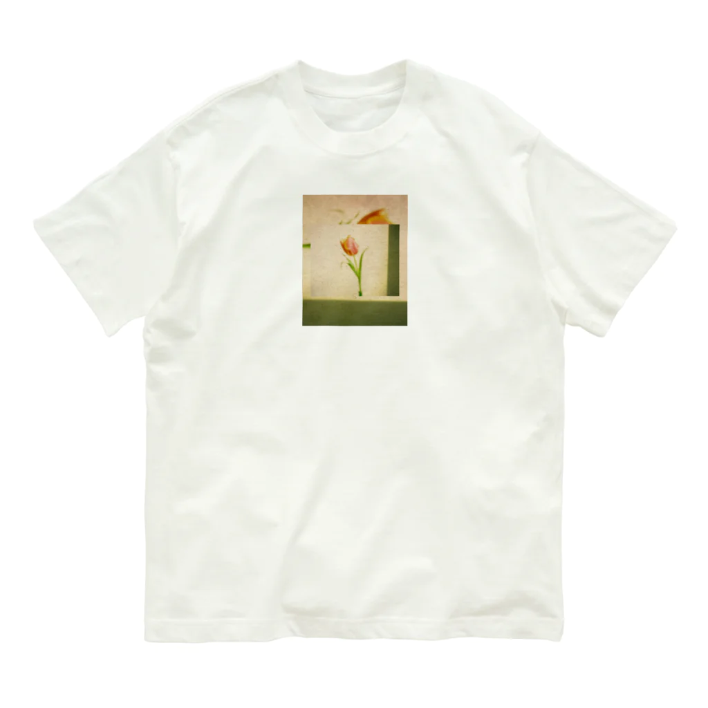 Rat6のFlower オーガニックコットンTシャツ