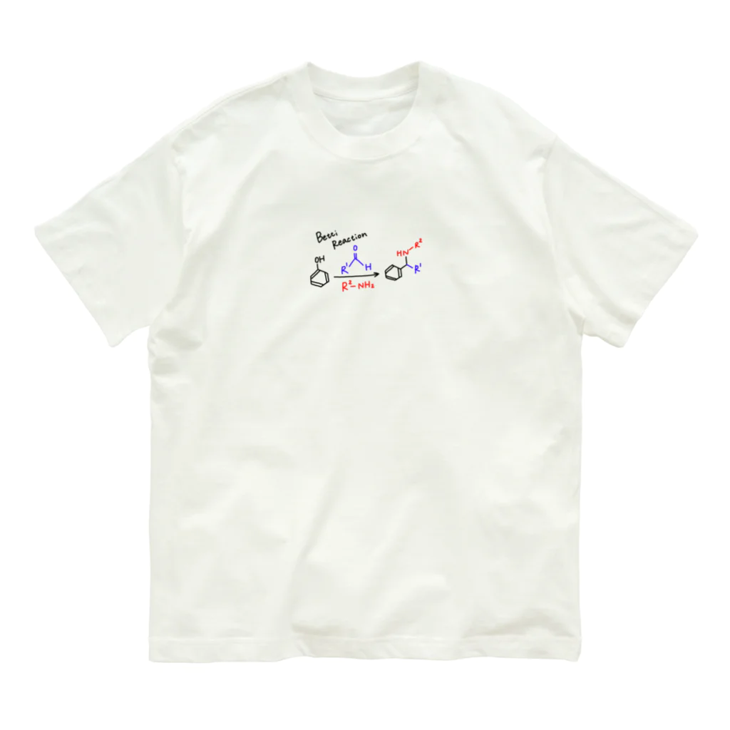 Rakugaki SanのBetti reaction Organic Cotton T-Shirt