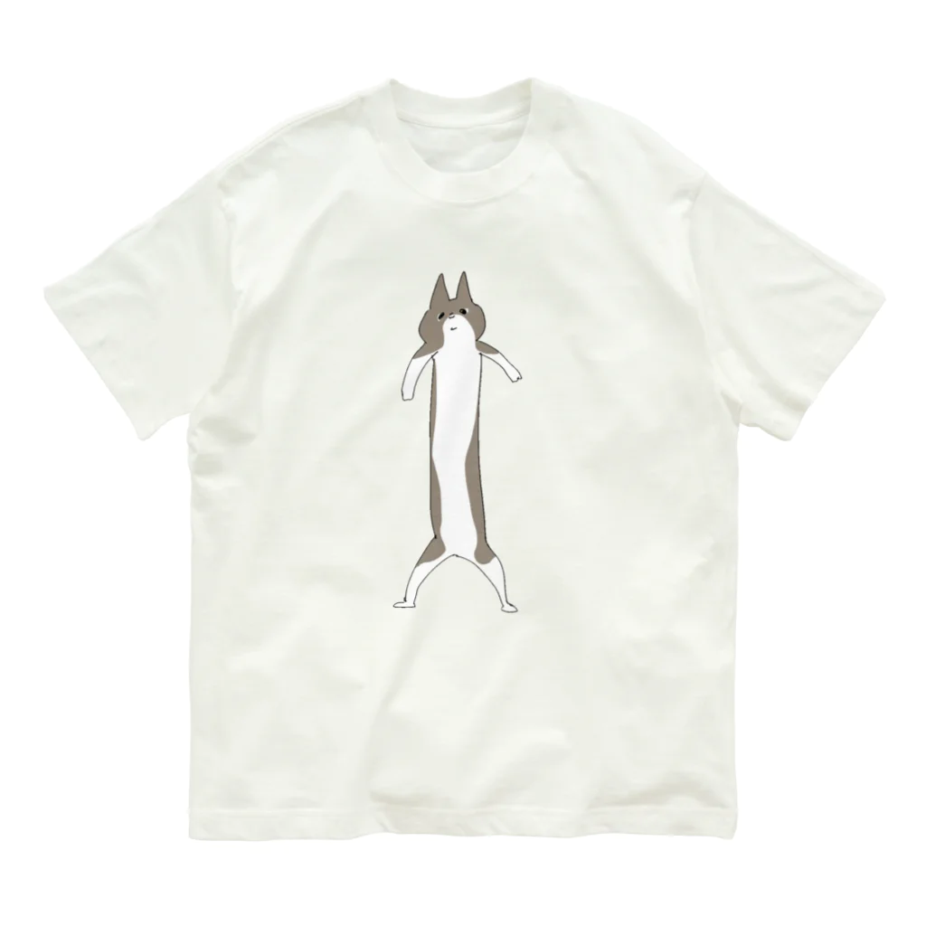 猫大好きshopのしゃらぽやん Organic Cotton T-Shirt