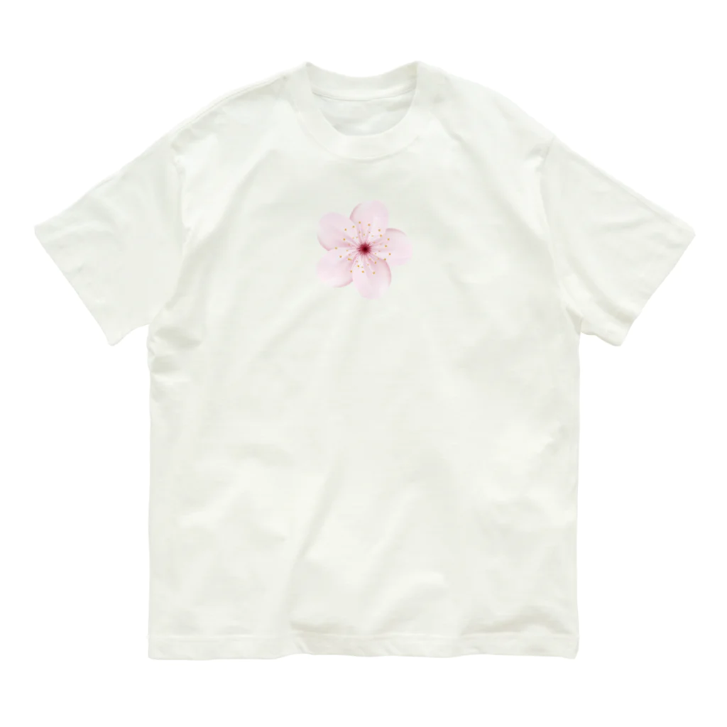 sakura365の桜の花ひとつ by sakura365 オーガニックコットンTシャツ