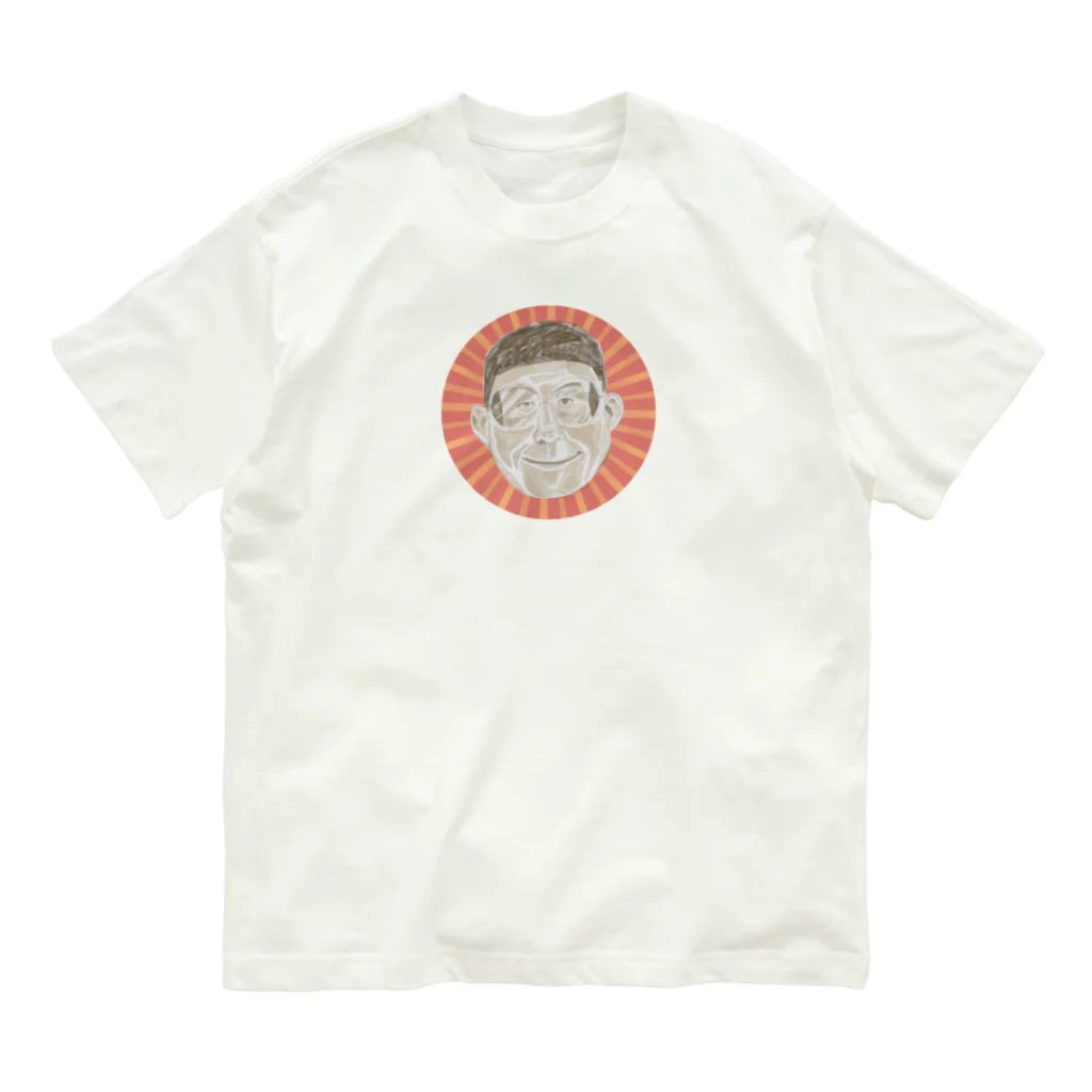 イエネコのメガネ屈折おじさん Organic Cotton T-Shirt