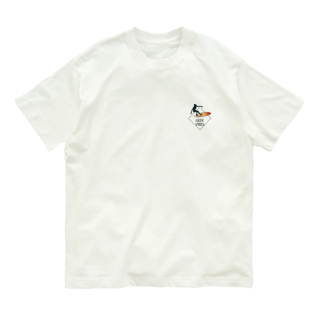 miyakojima_baseの宮古島ベースのオリジナルロゴ オーガニックコットンTシャツ