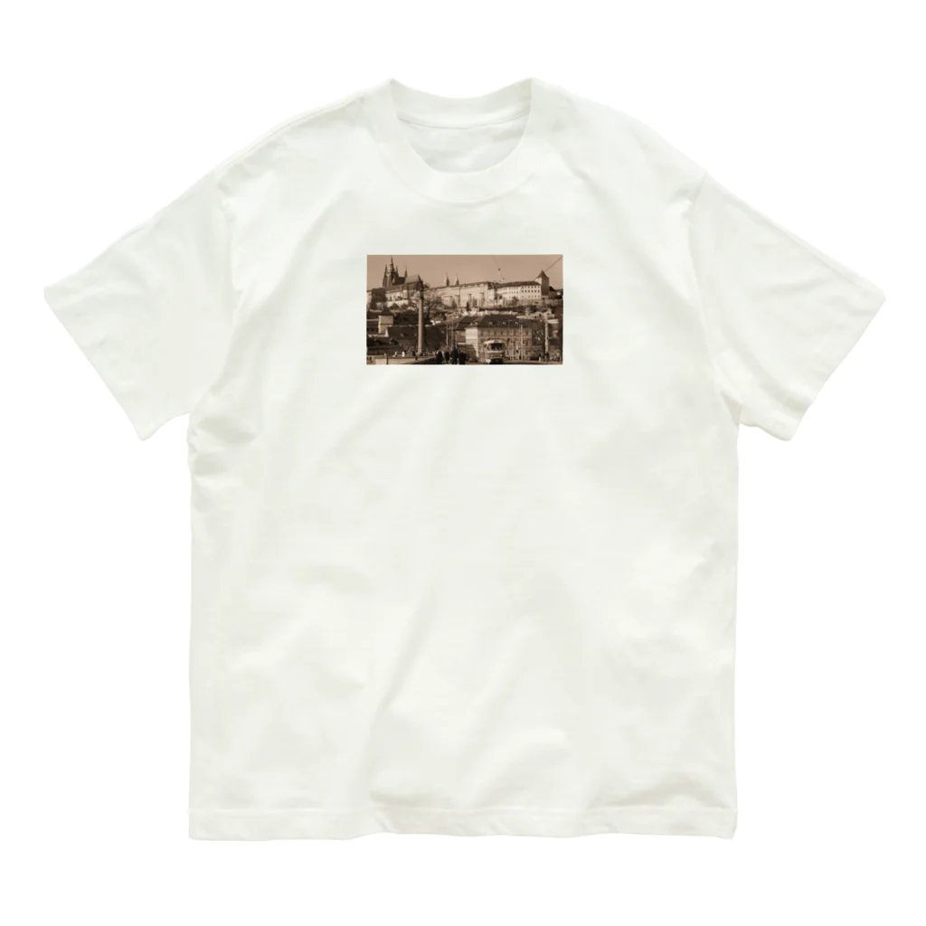 stazione_cleのプラハ城 Organic Cotton T-Shirt