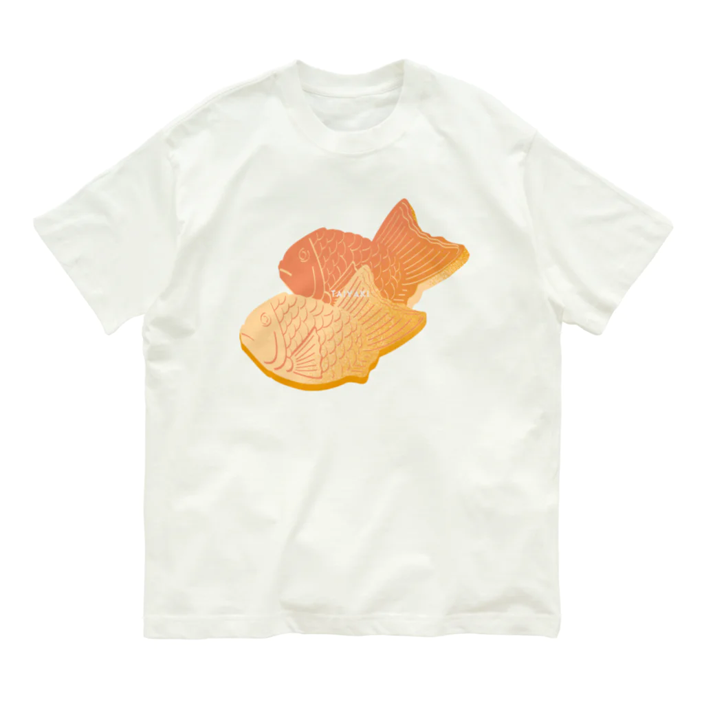 honeycombのたいやき オーガニックコットンTシャツ