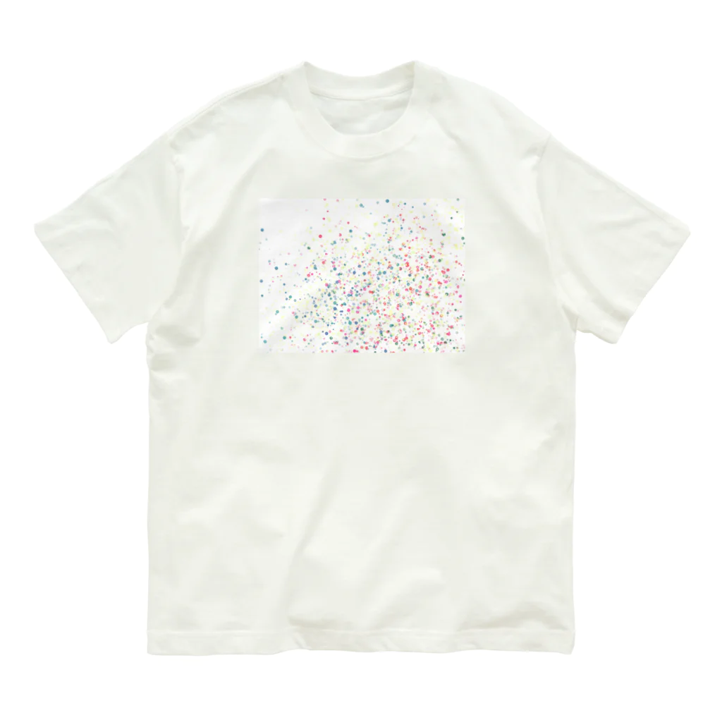 YuluttoUsagiのシャボン玉 オーガニックコットンTシャツ