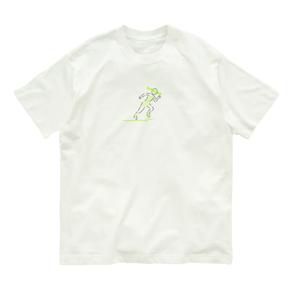 【KOTCH】 Tシャツショップのランニングが趣味 Organic Cotton T-Shirt