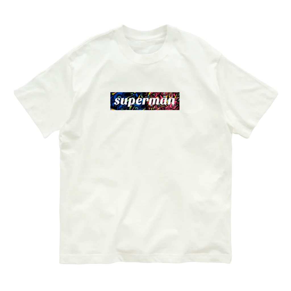 Tommy’92のsuperman オーガニックコットンTシャツ