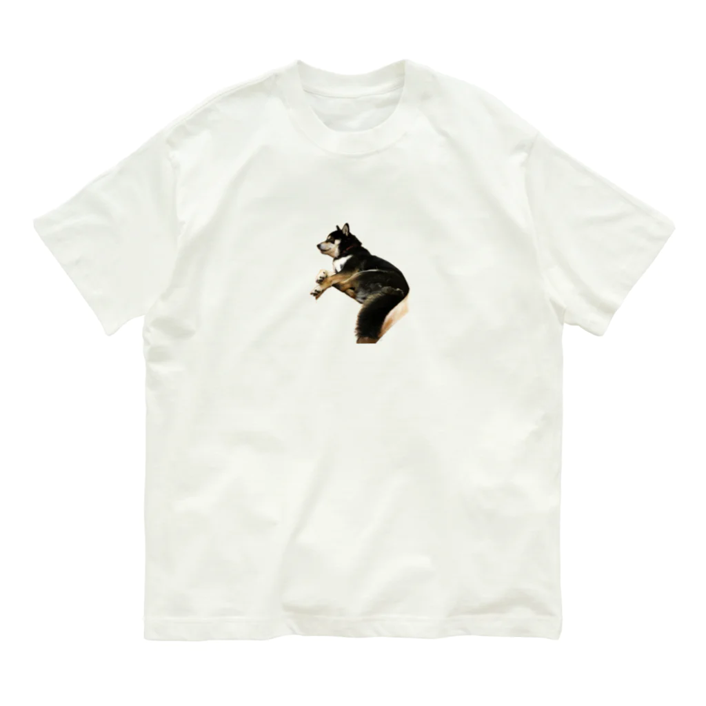 achahiの黒柴犬　ジョシーバ　癒し Organic Cotton T-Shirt