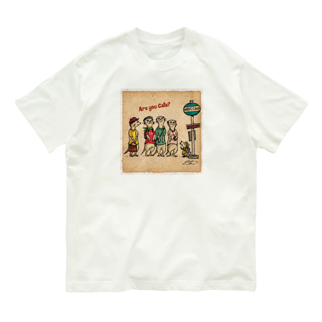 まつもトイズのミーアキャットとネズミくん♪ Organic Cotton T-Shirt