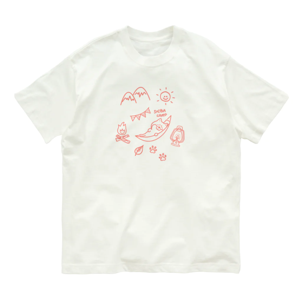 しっぽ堂のSHIBA CAMP オーガニックコットンTシャツ