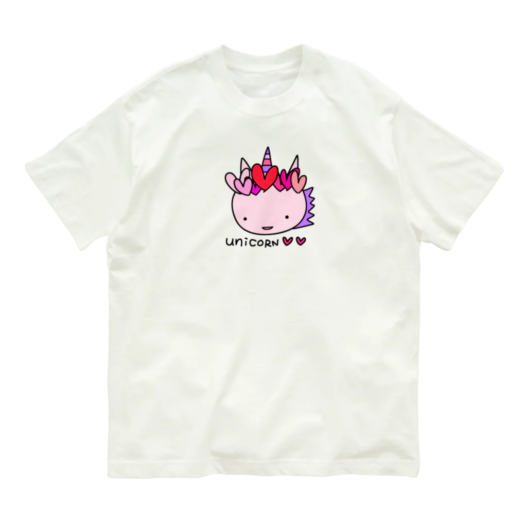 handmade asyouareのお嫁ユニコーン オーガニックコットンTシャツ