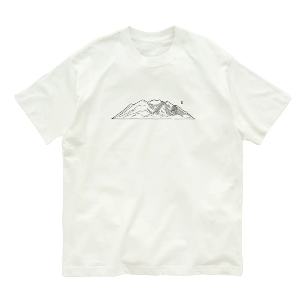 まつのき商店の八ヶ岳　黒 Organic Cotton T-Shirt