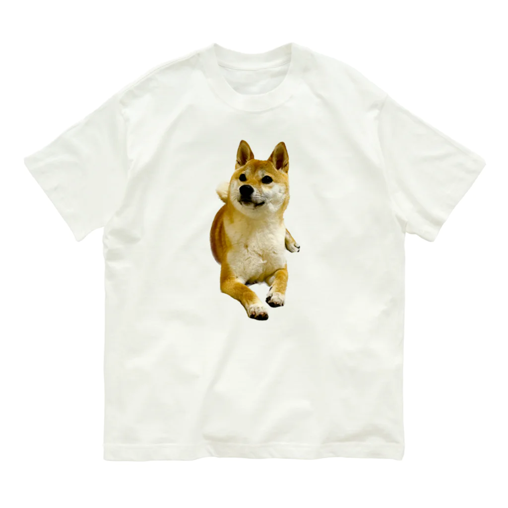 柴犬おかゆのグッズ販売店の柴犬おかゆ Organic Cotton T-Shirt