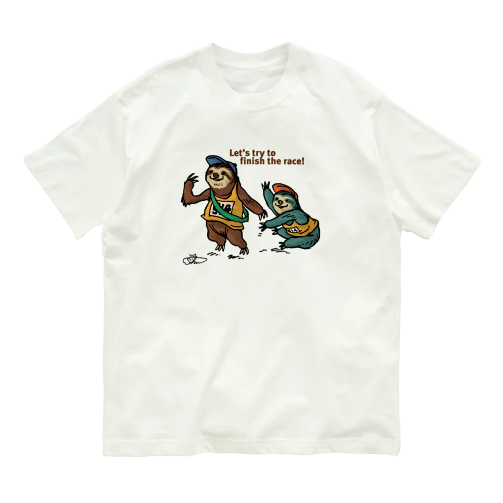 まつもトイズのナマケモノブラザーズ Organic Cotton T-Shirt