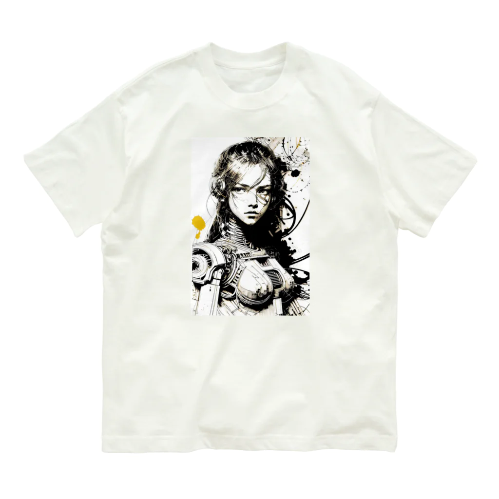 Cyber girl boy catalog（Dgirl Dboy)のCyber androi dgirl   ZK1982β Organic Cotton T-Shirt