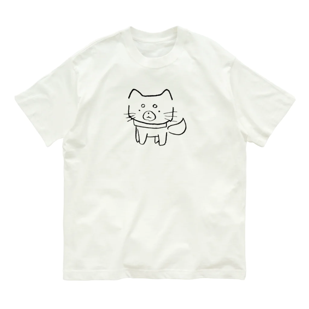 みつまめこshopのまめ Organic Cotton T-Shirt