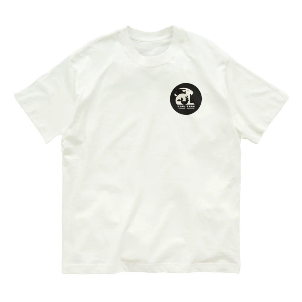 ジルファーム 𓃶のジルファームのしかくいロゴ Organic Cotton T-Shirt