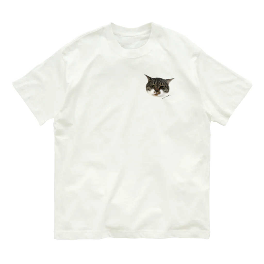 保護ねこカフェ もりねこのはるたろう オーガニックコットンTシャツ