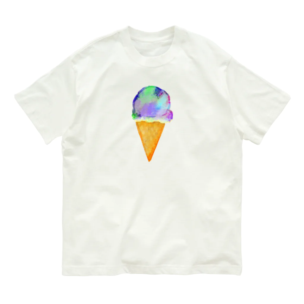 chicodeza by suzuriの夢アイス オーガニックコットンTシャツ