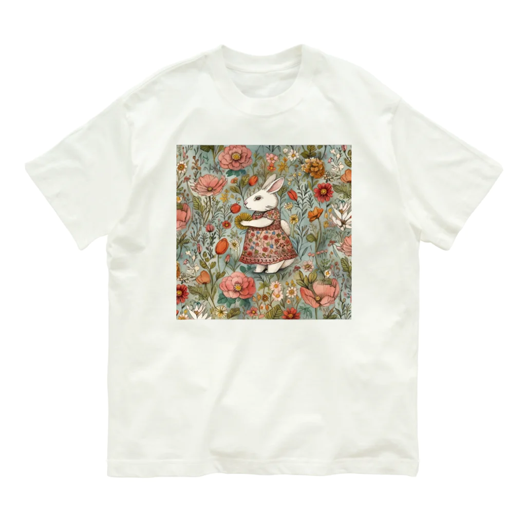 天道虫のVintage Bunny Organic Cotton T-Shirt