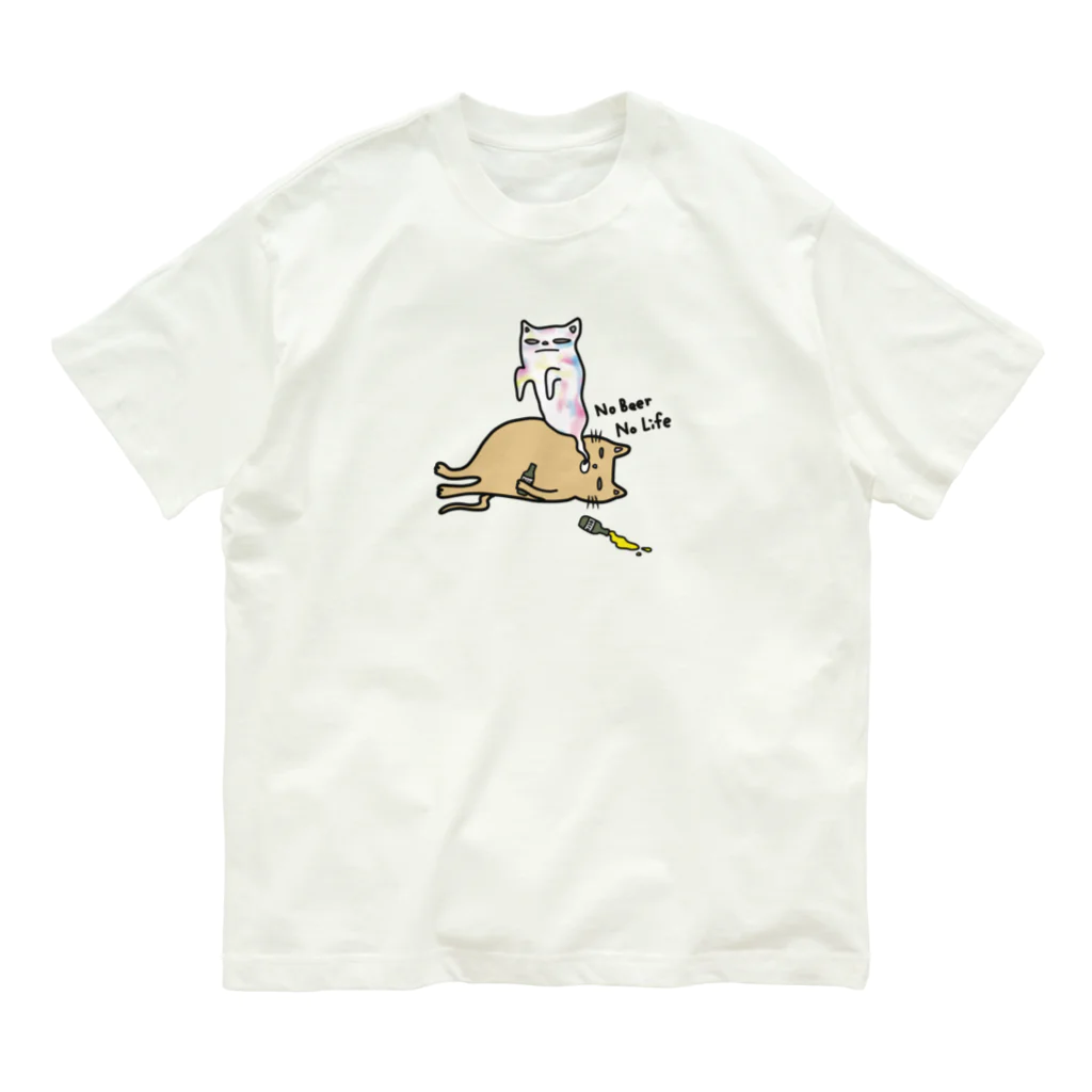 ヒロシオーバーダイブの飲み過ぎ幽体離脱 Organic Cotton T-Shirt