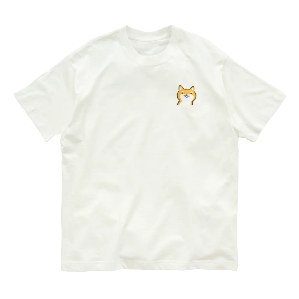 天の川の柴犬　2 オーガニックコットンTシャツ