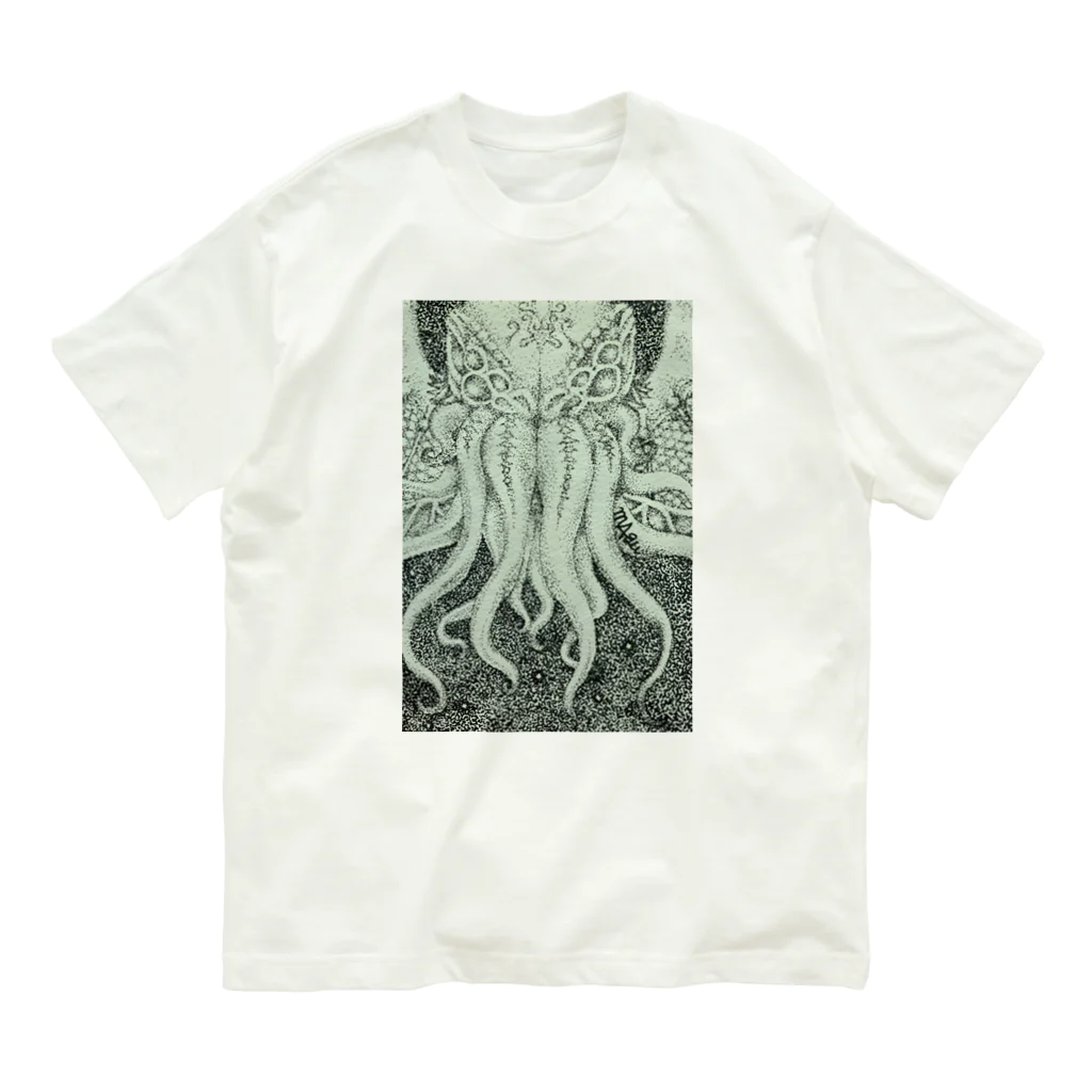 花梟のゆりかごのCthulhu Organic Cotton T-Shirt