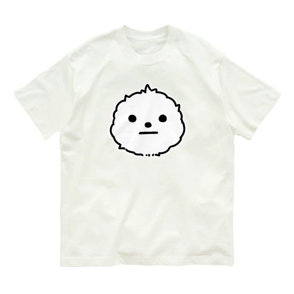 Mameyudoufuの【BIG】真顔まめゆ (Tシャツ) オーガニックコットンTシャツ