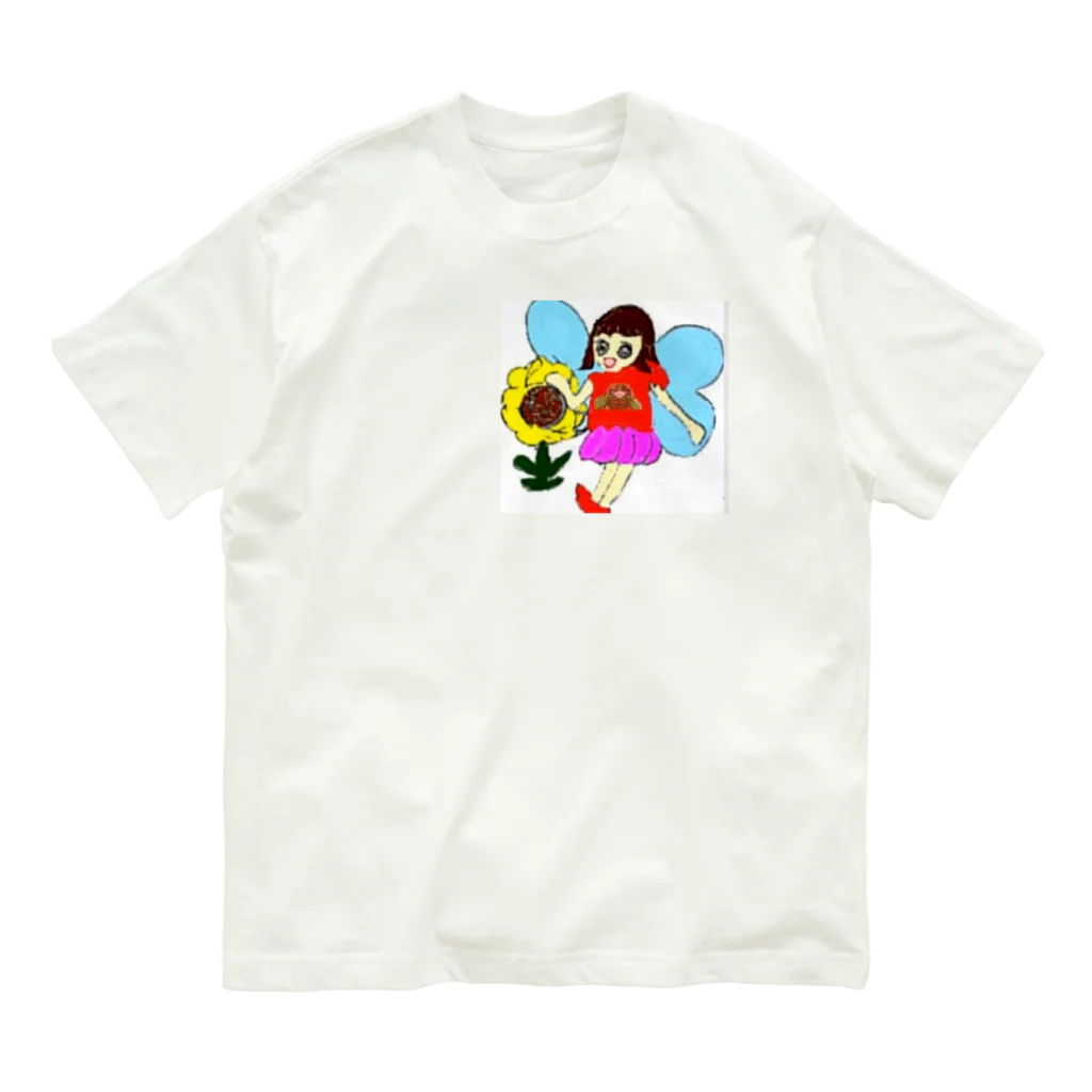 Hisotanのsuzuri専属、ひそたんの描いた自分の似顔絵アイテム。 Organic Cotton T-Shirt