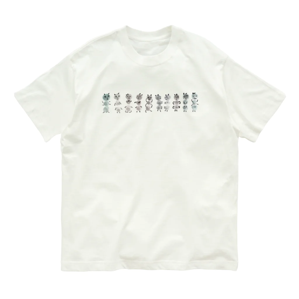 ちえちひろのありが10匹、ありがとう Organic Cotton T-Shirt