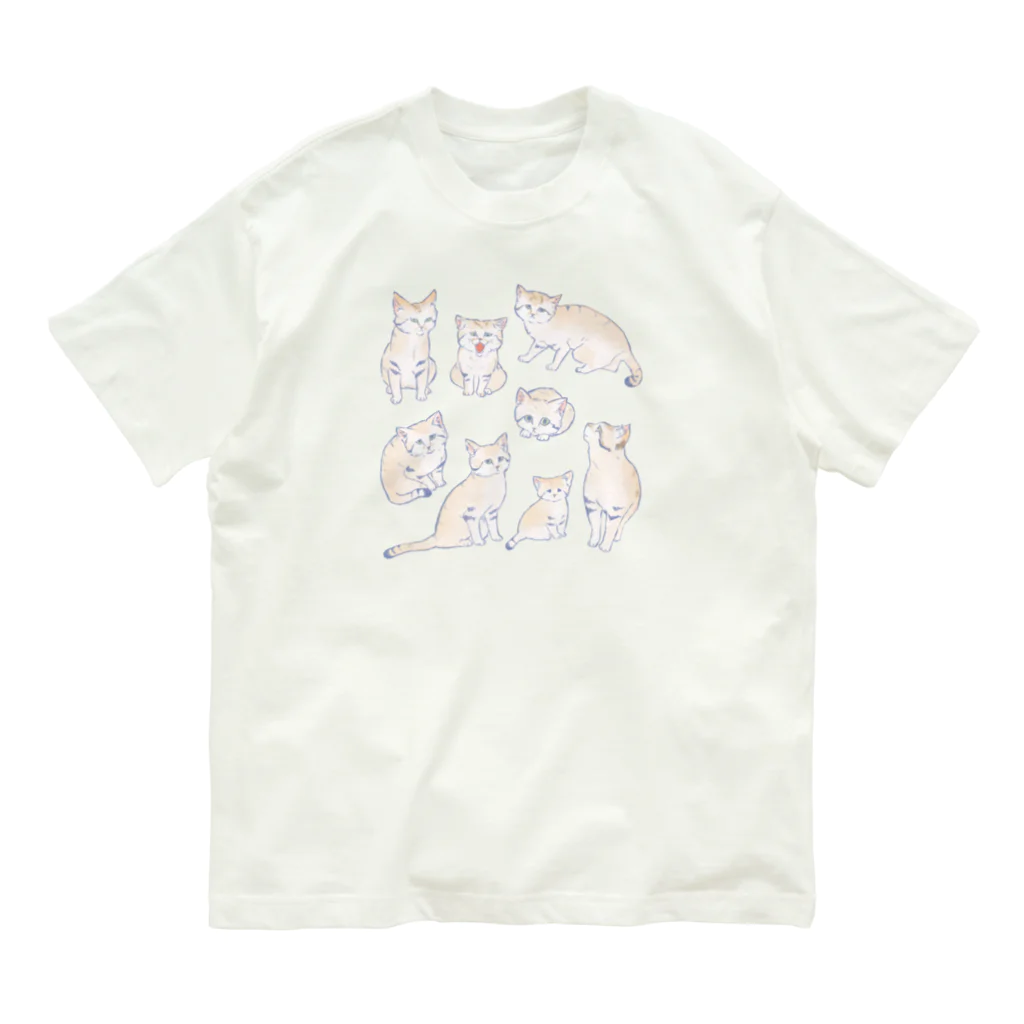 はるさめ商店のスナネコ Organic Cotton T-Shirt