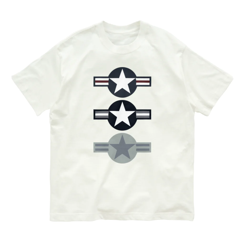 Y.T.S.D.F.Design　自衛隊関連デザインの米軍航空機識別マーク Organic Cotton T-Shirt