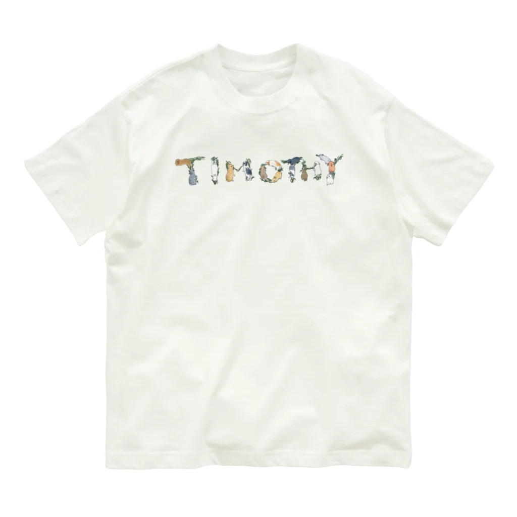 SCHINAKO'SのTIMOTHY オーガニックコットンTシャツ