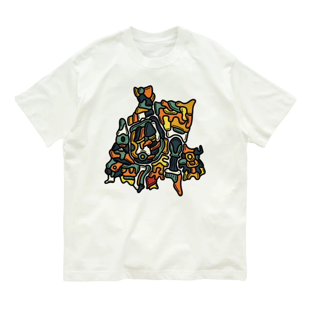 SHIScell BaseのLadybrown×SHIS Fam オーガニックコットンTシャツ