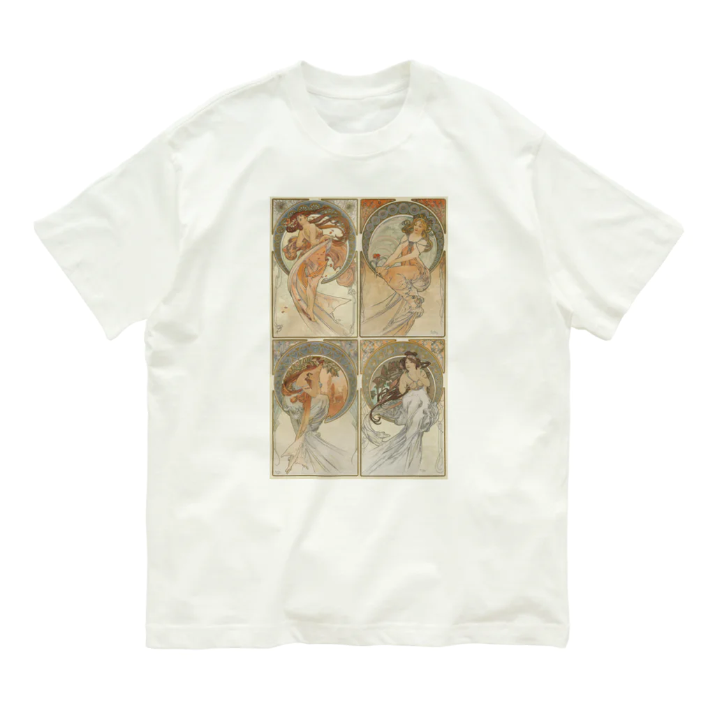 世界美術商店の四芸術 / The Four Arts オーガニックコットンTシャツ