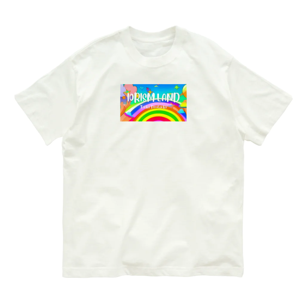 IORISM LAND 公式グッズショップのIORISM LAND 長方形 Organic Cotton T-Shirt