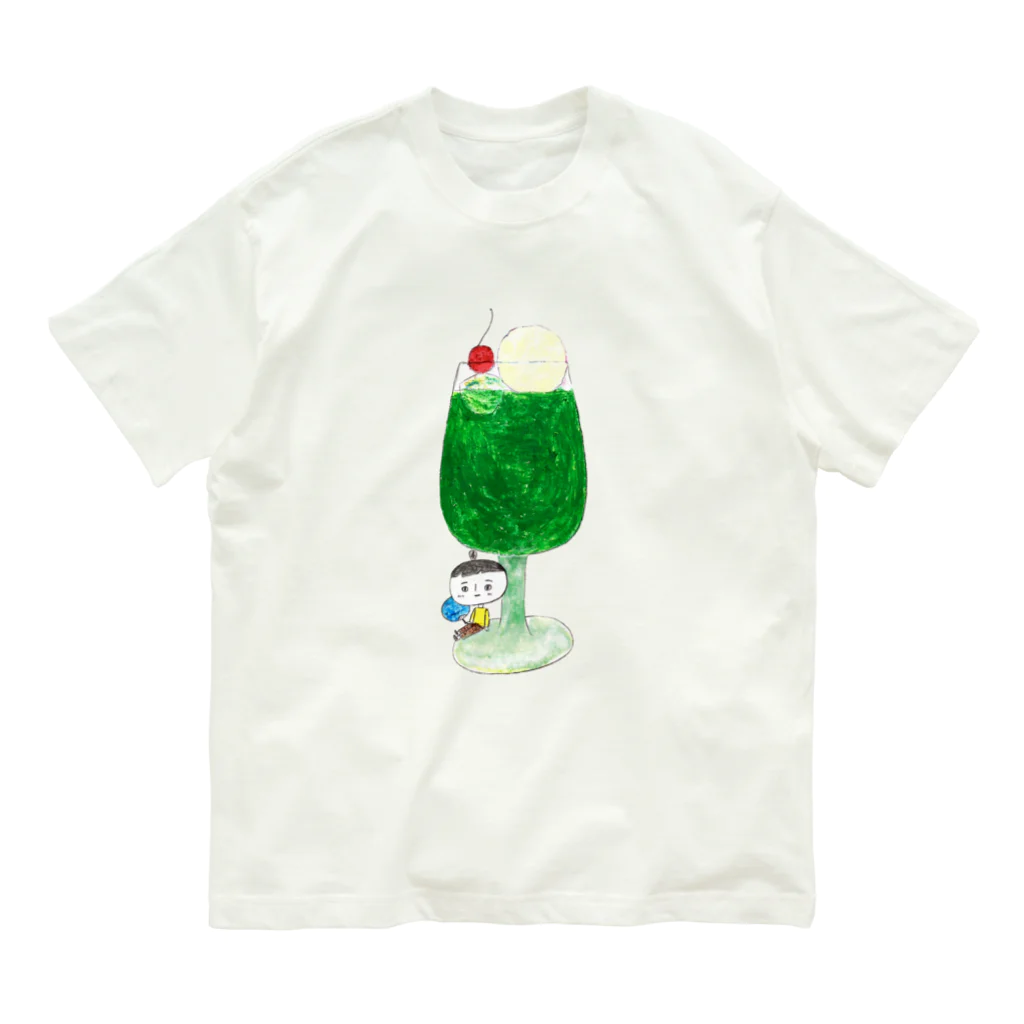 iii sum+ illustrationのmelon soda Organic Cotton T-Shirt