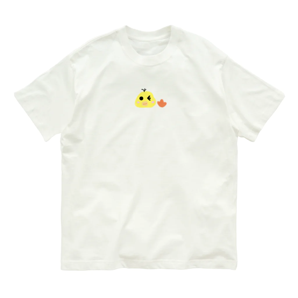 お庭ダンスショップのウィンクしてるぴよちゃん Organic Cotton T-Shirt