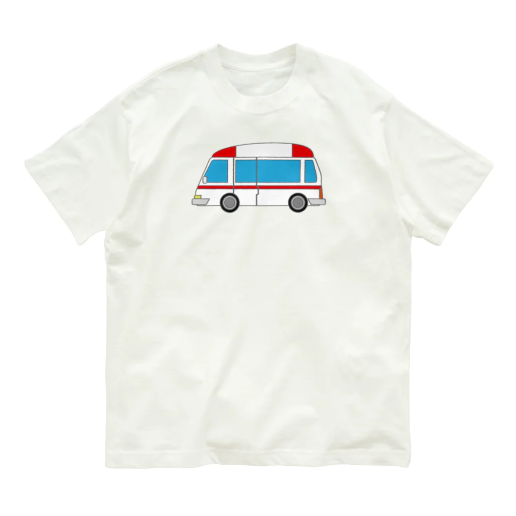 chicodeza by suzuriの可愛い救急車 Organic Cotton T-Shirt