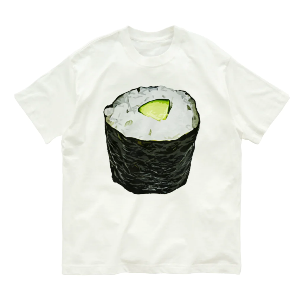 脂身通信Ｚのお寿司_巻き寿司_かっぱ巻き_230618_999999 Organic Cotton T-Shirt