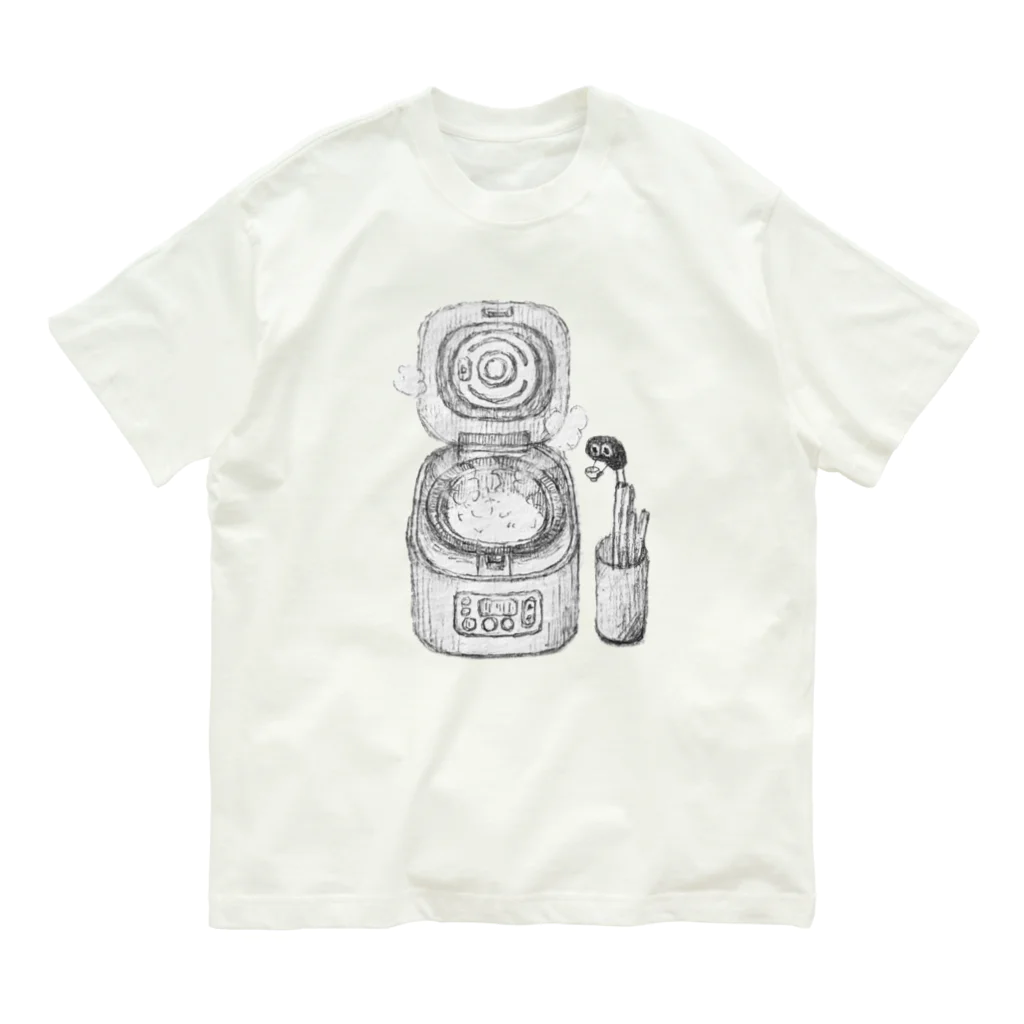 Q spaceのほかほかごはん Organic Cotton T-Shirt