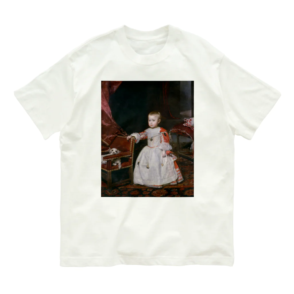 世界美術商店の皇太子フェリペ・プロスぺロの肖像 / Portrait of Prince Philip Prospero Organic Cotton T-Shirt