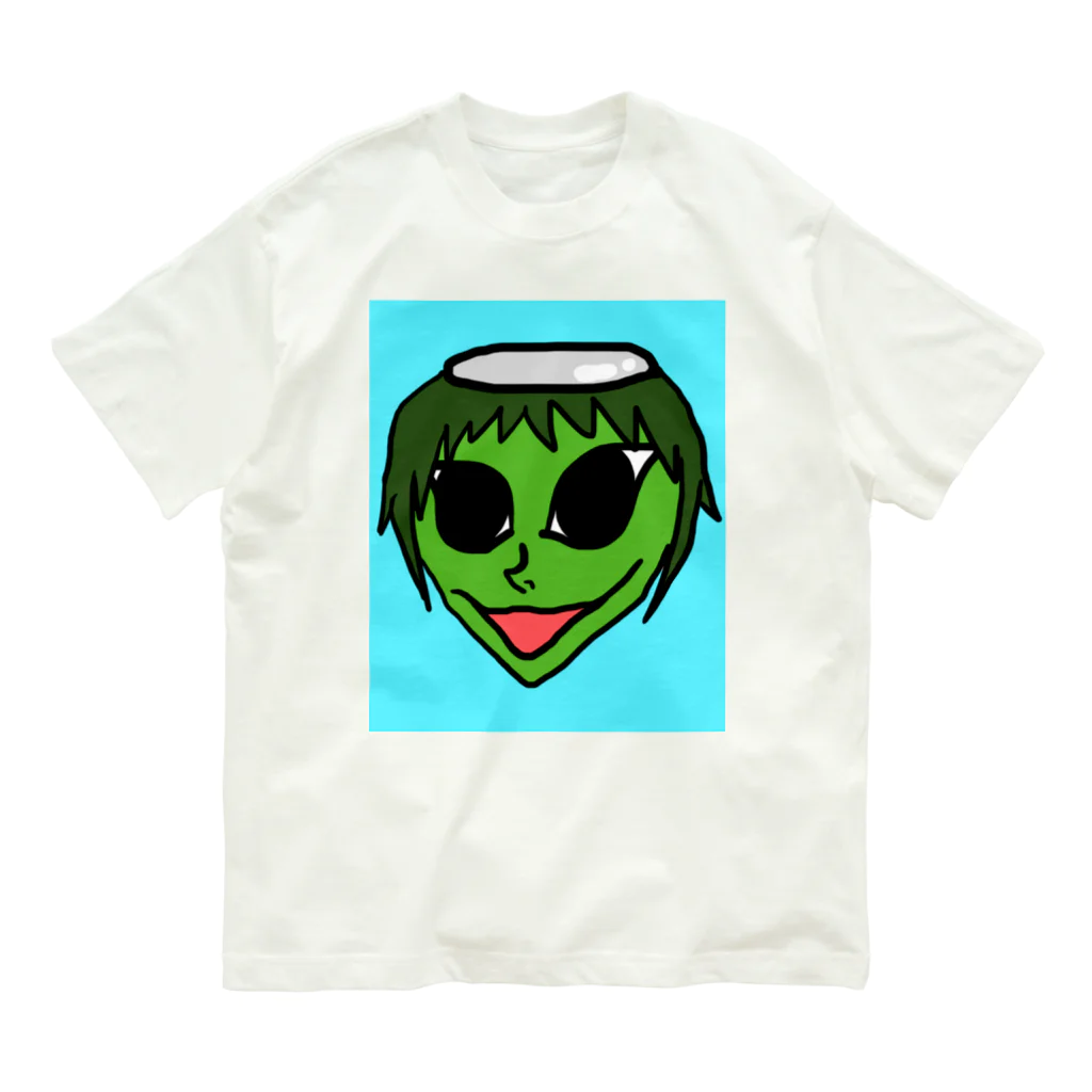 ぷりてぃーくりーちゃーずのチャラいカッパ Organic Cotton T-Shirt