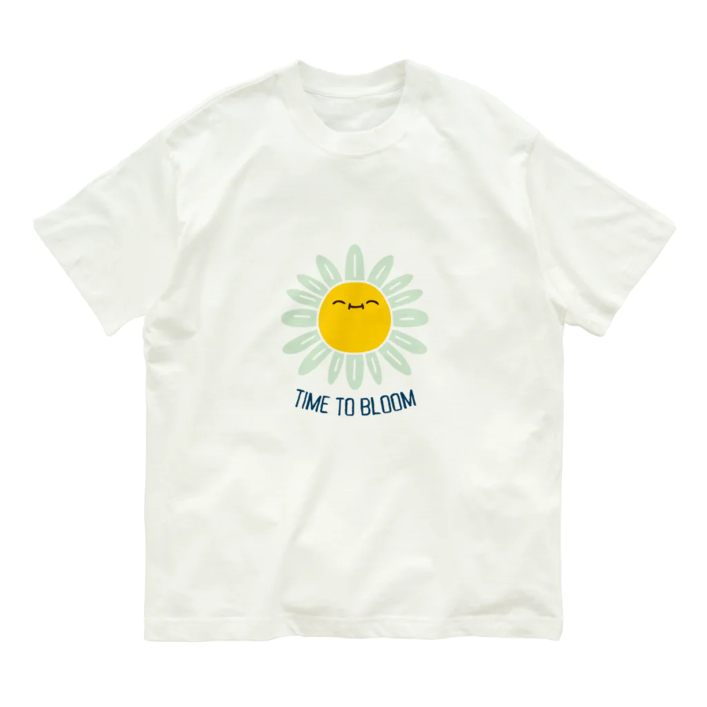 jamfish_goodiesのお花SMILE オーガニックコットンTシャツ