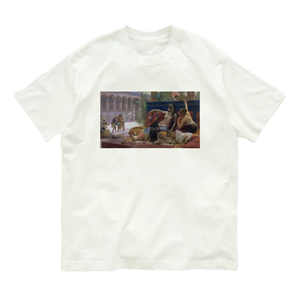 世界美術商店の死刑囚に毒を試すクレオパトラ / Cleopatra Testing Poisons on Condemned Prisoners オーガニックコットンTシャツ