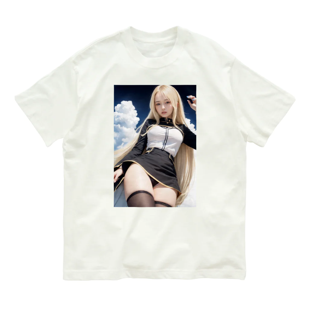 💕第52歩兵連隊💕の美少女 オーガニックコットンTシャツ